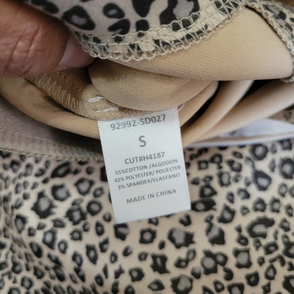 HaveVelour animal print mini Skirt Size s NWT - Picture 7 of 9